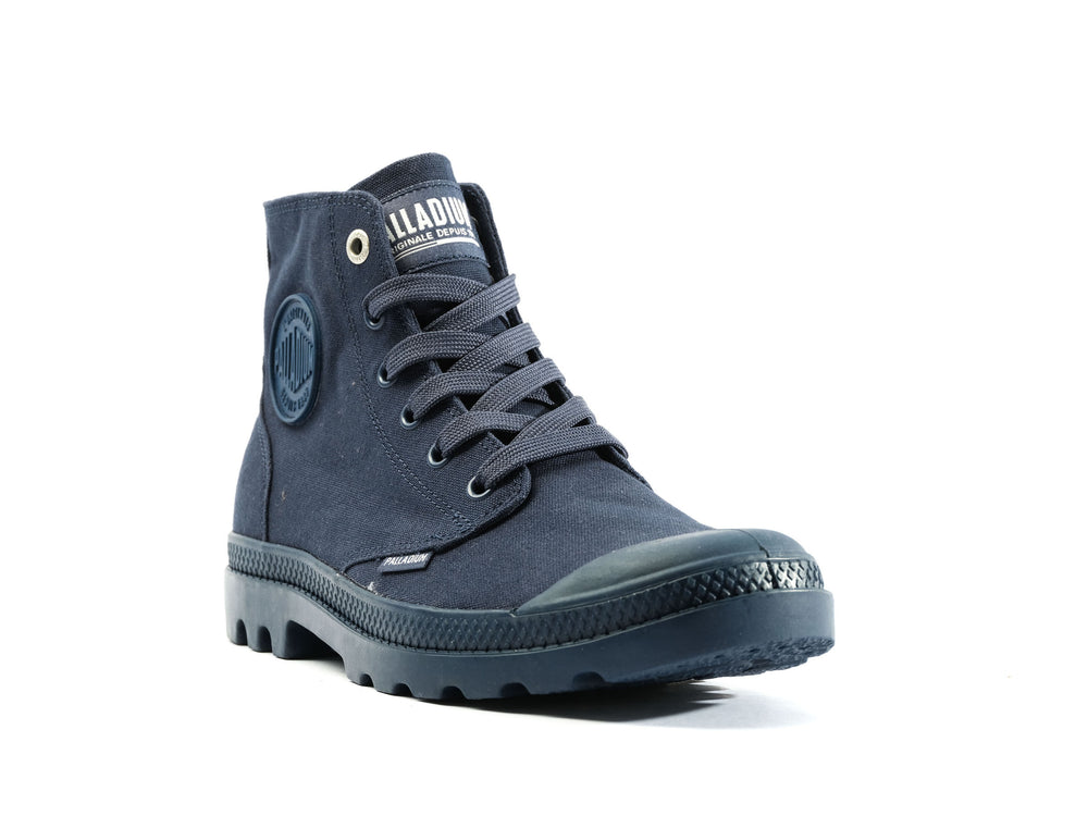 Zapatos Altas Palladium MONO CHROME Hombre Indigo | Costa Rica-06825